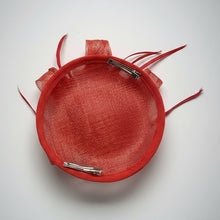 Load image into Gallery viewer, Stunning Red Fascinator. FS079