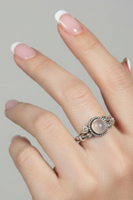Load image into Gallery viewer, Rose Quartz Sterling silver ring sizes 3, 13, 14 (BR002)