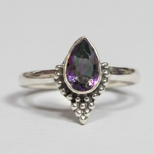 Load image into Gallery viewer, Sterling Silver Mystic Topaz gemstone ring. Size 3, 4, 5, 7, 8, 10, 11. BR032