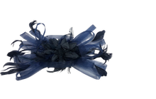 Load image into Gallery viewer, Stunning Navy Stacey Fascinator. (FS006)