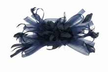 Load image into Gallery viewer, Stunning Navy Stacey Fascinator. (FS006)