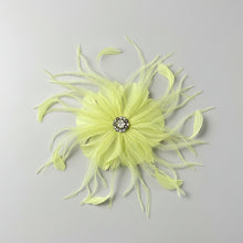 Load image into Gallery viewer, Stunning Yellow Fascinator FS200