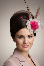 Load image into Gallery viewer, Stunning Pink & Feather Fascinator FS152