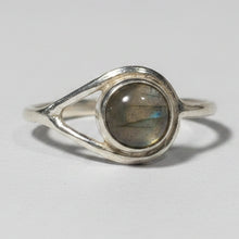 Load image into Gallery viewer, Labradorite Sterling silver ring size 7 1/2 (DC155)