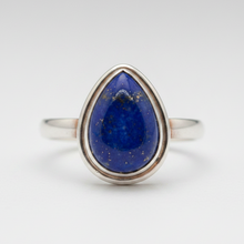 Load image into Gallery viewer, Lapis Lazuli Sterling silver ring sizes 7 (AC26a)