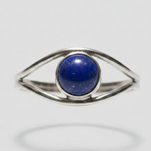 Load image into Gallery viewer, Lapis Lazuli Sterling silver ring sizes 8 (DC199)