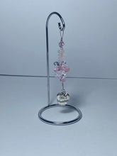 Load image into Gallery viewer, No. 1 Teacher crystal &amp; gemstone suncatcher on a standing SH164
