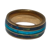 Load image into Gallery viewer, Stainless Steel -Rose Gold  with shell  size 6, 7, 8, 9, 10, 11, 12, 13    RW215
