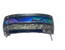 Load image into Gallery viewer, Stainless Steel - Silver ring with shell pattern.  Sizes 5, 6, 7, 8, 9, 10, 11, 12, 13, 14. RW220
