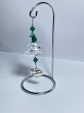 Load image into Gallery viewer, Granddad crystal &amp; citrine gemstone suncatcher on a small stand  SH97
