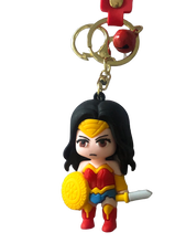 Load image into Gallery viewer, Wonder Woman - character Keyring. Buy any 2 keyrings for $20 (CK- WWoman)
