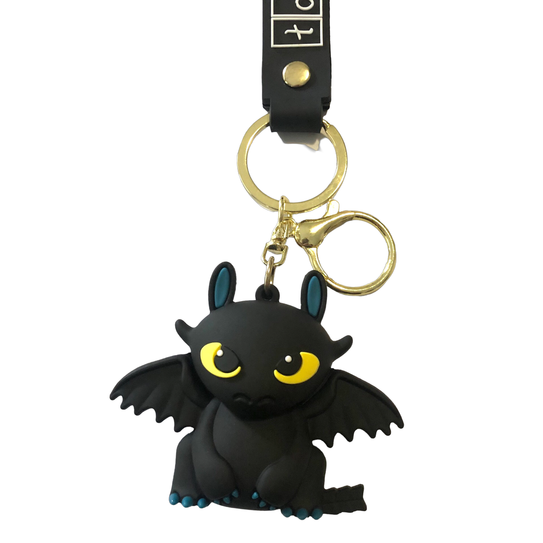 Toothless - How to Train a Dragon keyring. It will look great on your keys or bag. Buy any 2 keyrings for $20 (CK155)