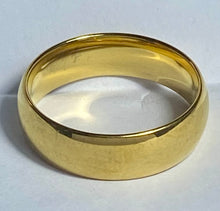 Load image into Gallery viewer, Stainless Steel - Gold plated ring.  Sizes  6, 7, 8, 9, 10, 11.  RW253
