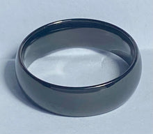 Load image into Gallery viewer, Stainless Steel - Black ring.  Sizes  5.5, 7, 8, 9, 10, 11.  RW255
