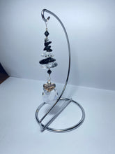 Load image into Gallery viewer, Special Nan garnet gemstone suncatcher on a medium stand  SH141
