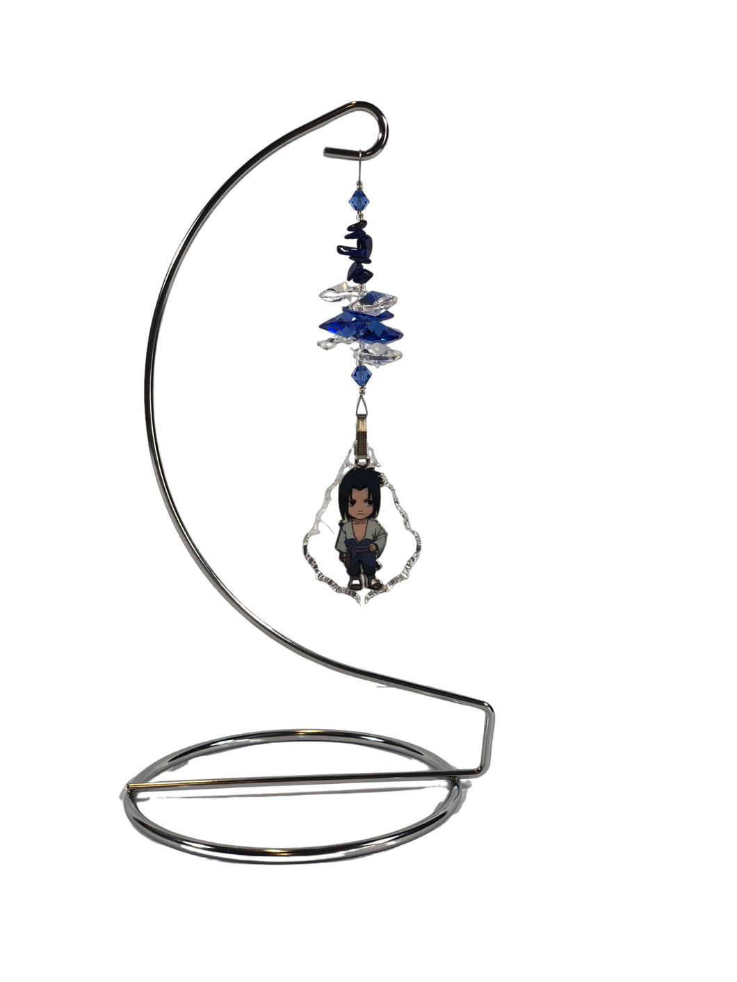 Naruto Emo - crystal suncatcher is decorated with lapis lazuli gemstones and come on this amazing stand.
