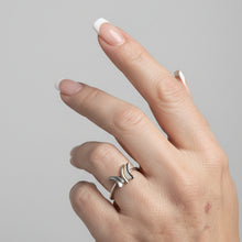 Load image into Gallery viewer, Sterling Silver Butterfly ring available in sizes    3, 5, 10  (AS22a)
