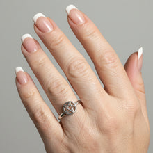 Load image into Gallery viewer, Pentagram Sterling silver ring   sizes 5, 8, 11.  (AS52)
