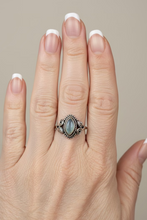 Load image into Gallery viewer, Aquamarine Sterling Silver ring size  9, 12 &amp; 13  BR063
