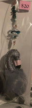Load image into Gallery viewer, Flamingo Fluffy decorated with crystals and rose quartz  CH232
