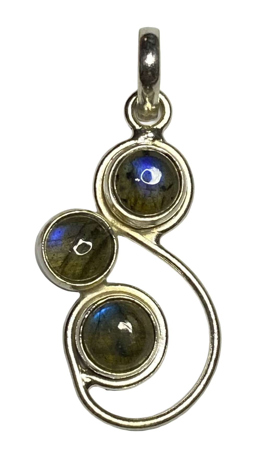 Labradorite sterling silver pendant PN05