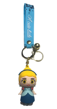 Load image into Gallery viewer, Disney Princess Cinderella Keyring.  Buy any 2 keyrings for $20
