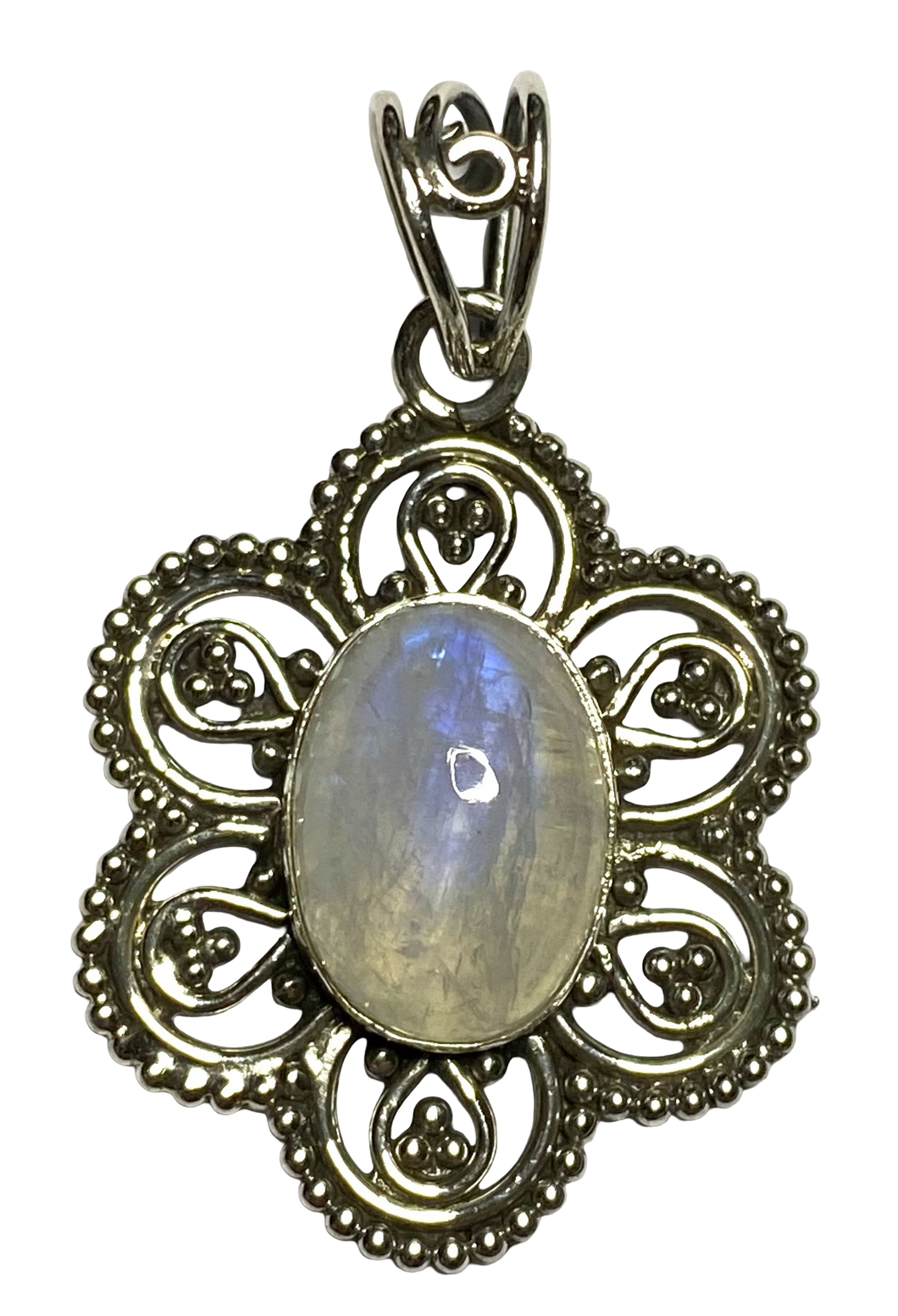 Moonstone sterling silver pendant PN06