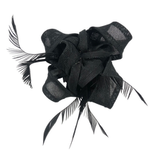 Load image into Gallery viewer, Stunning Black Fascinator    (FS069)
