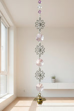 Load image into Gallery viewer, Bee &amp; Flower Crystal Suncatcher CH60
