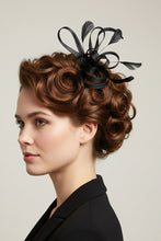 Load image into Gallery viewer, Stunning Black Fascinator FS186
