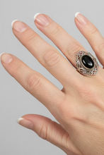 Load image into Gallery viewer, Black Onyx Sterling Silver ring size   12  BR068
