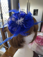 Load image into Gallery viewer, Stunning Blue Fascinator FS158
