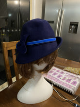 Load image into Gallery viewer, Stunning Formal Blue Hat. FS135
