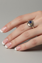 Load image into Gallery viewer, Blue Sun Stone ring sterling silver ring size 6   (DC256)
