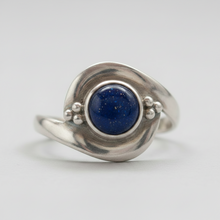 Load image into Gallery viewer, Blue Sun Stone ring sterling silver ring size 6   (DC256)
