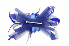 Load image into Gallery viewer, Stunning Blue Stacey fascinator. FS007
