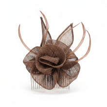 Load image into Gallery viewer, Stunning Brown fascinator. FS021
