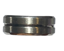 Load image into Gallery viewer, Stainless Steel - Silver ring.  Sizes 6, 7, 8, 9, 10, 11, 13  RW225

