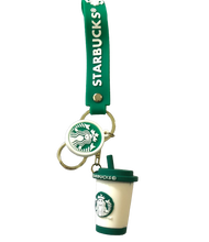 Load image into Gallery viewer, Starbucks  - Green keyring. Buy any 2 keyrings for $20 (CK162)
