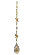Load image into Gallery viewer, Deluxe Ballerina Crystal Suncatcher decorated with citrine gemstones CH351
