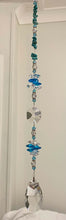 Load image into Gallery viewer, Daughter Crystal Suncatcher decorated with turquoise gemstones CH364
