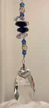 Load image into Gallery viewer, Nana Crystal Suncatcher decorated with lapis lazuli gemstones CH383
