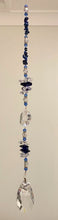 Load image into Gallery viewer, Nana Crystal Suncatcher decorated with lapis lazuli gemstones CH383
