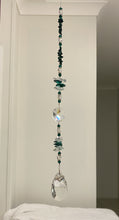 Load image into Gallery viewer, Mummy Suncatcher decorated with malachite gemstones CH38
