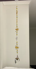 Load image into Gallery viewer, Bee Suncatcher decorated with citrine gemstones CH397

