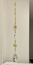 Load image into Gallery viewer, Family Tree Suncatcher decorated with citrine gemstones CH398
