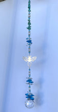 Load image into Gallery viewer, Bee Suncatcher decorated with citrine gemstones CH418
