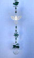 Load image into Gallery viewer, Bee Suncatcher decorated with citrine gemstones CH418
