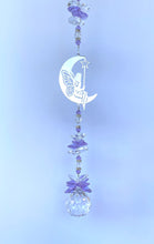 Load image into Gallery viewer, Fairy Suncatcher decorated with amethyst gemstones CH430
