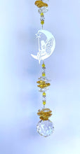 Load image into Gallery viewer, Fairy Suncatcher decorated with amethyst gemstones CH430
